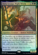 Baba Lysaga, bruja nocturna [Commander Legends: Battle for Baldur's Gate Prerelease Promos]