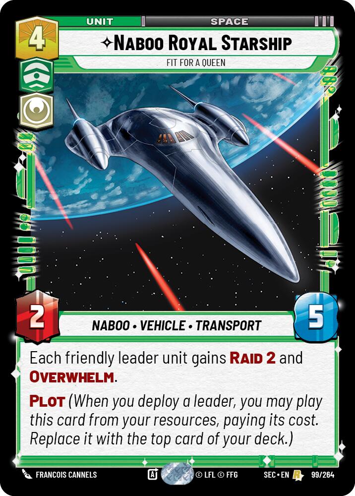 Nave Estelar Real de Naboo - Digno de una Reina (99/264) (99/264) [Secretos de Poder]