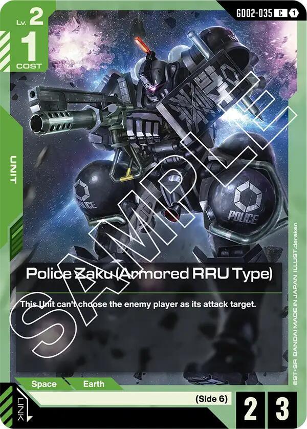 Police Zaku (Armored RRU Type) - Dual Impact (GD02-35)