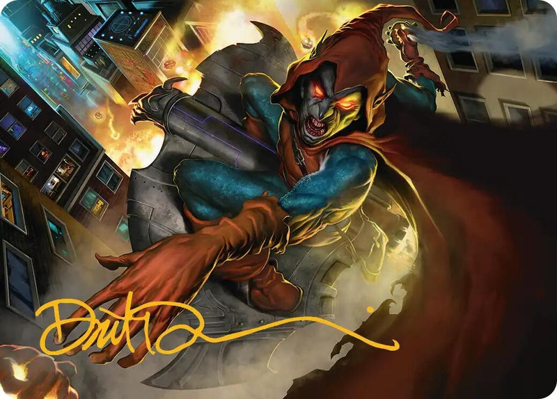 Image for Hobgoblin, Mantled Marauder Art Card (Gold-Stamped Signature) (15) - Magic: The Gathering