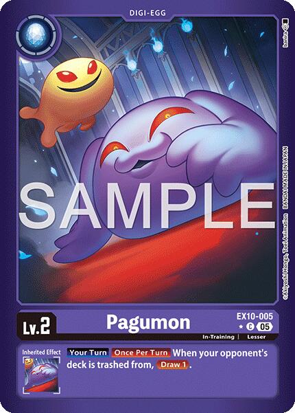 Pagumon [EX10-005] (Holo limitée) [Ordre sinistre]