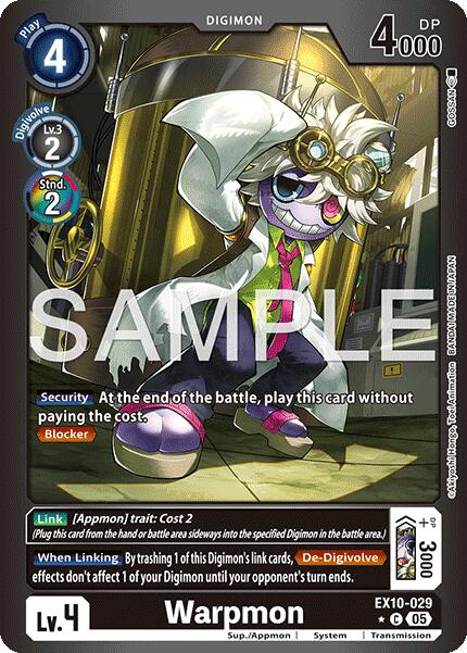 Warpmon [EX10-029] (Foil limitée) [Ordre Sinistre]