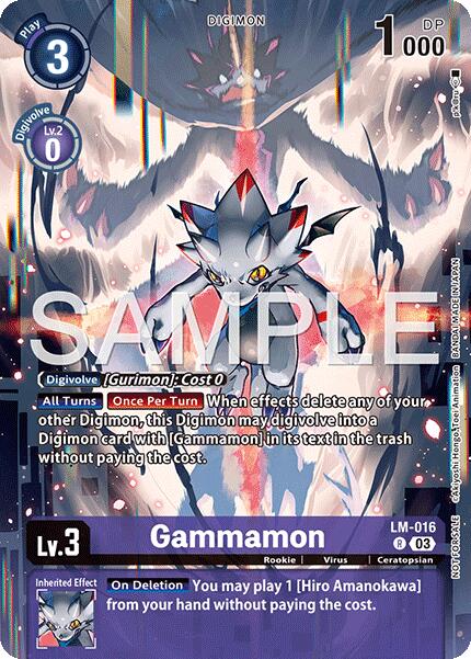 Gammamon [LM-016] (Pack Légende Ordre Sinistre) [Ordre Sinistre]
