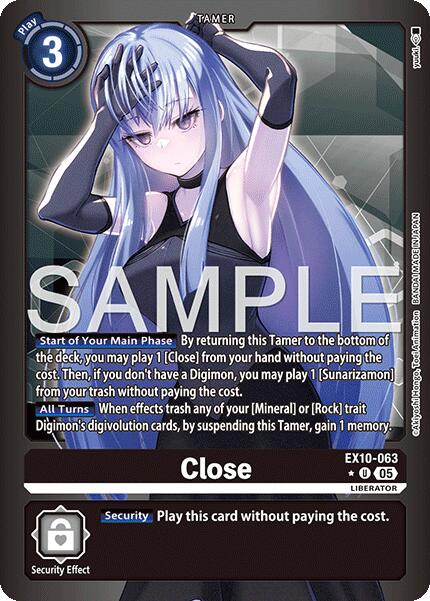 Fermer [EX10-063] (Foil limité) [Ordre sinistre]