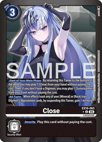 Cerrar [EX10-063] (Foil limitada) [Orden siniestra]