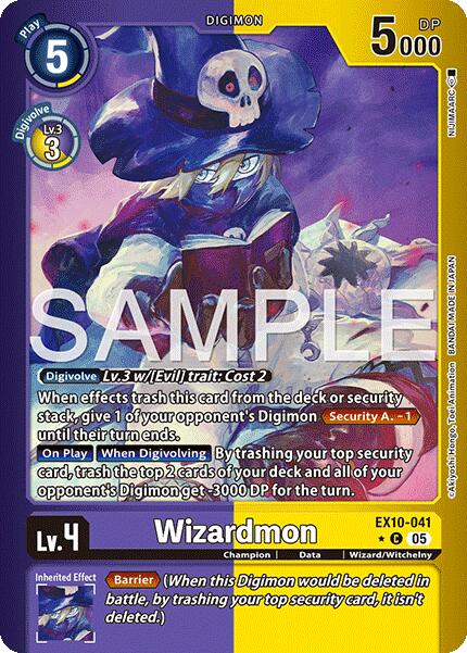 Wizardmon [EX10-041] (Holo limitée) [Ordre sinistre]