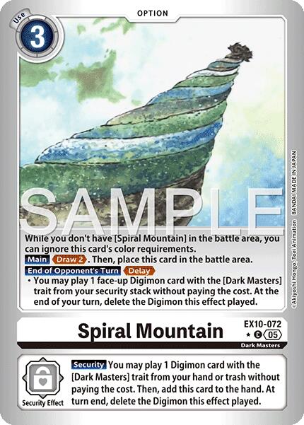 Montagne Spirale [EX10-072] (Brillante Limitée) [Ordre Sinistre]