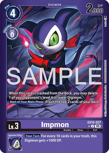 Impmon [EX10-037] (Feuille limitée) [Ordre sinistre]