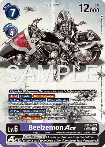 Beelzemon ACE [EX10-074] (Arte Alternativo) [Orden Siniestra]