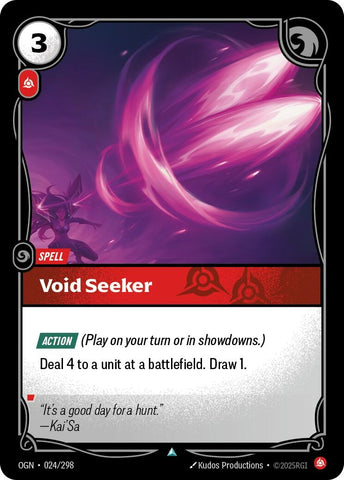 Image for Void Seeker (024/298) (OGN) - Riftbound: League of Legends Trading Card Game