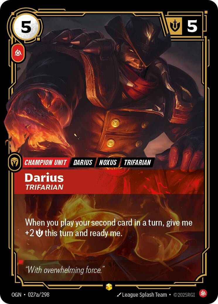 Darius - Trifarien (Illustration alternative) (027a/298) (OGN)