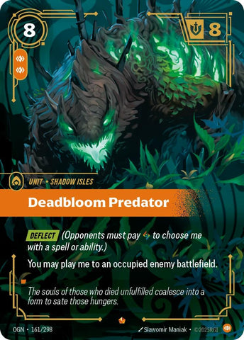 Image for Deadbloom Predator (161/298) (OGN) - Riftbound: League of Legends Trading Card Game