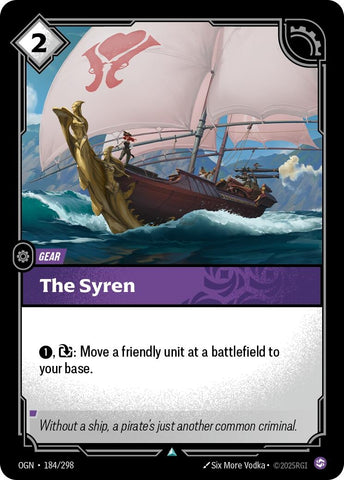 Image for The Syren (184/298) (OGN) - Riftbound: League of Legends Trading Card Game