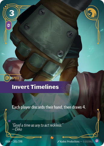 Image for Invert Timelines (201/298) (OGN) - Riftbound: League of Legends Trading Card Game