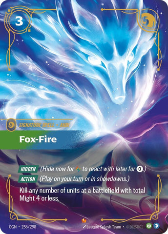 Image for Fox-Fire (256/298) (OGN) - Riftbound: League of Legends Trading Card Game