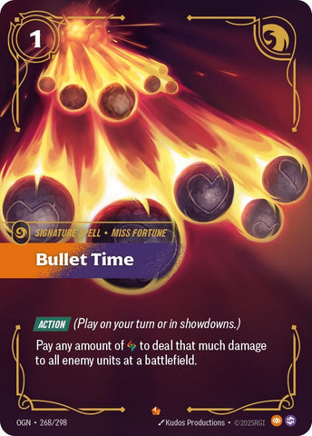 Image for Bullet Time (268/298) (OGN) - Riftbound: League of Legends Trading Card Game