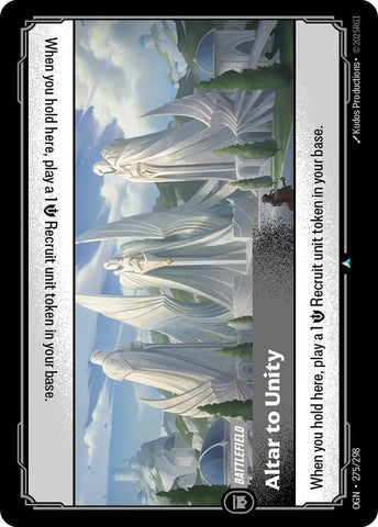 Altar to Unity (275/298) (OGN)