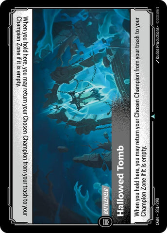 Image for Hallowed Tomb (281/298) (OGN) - Riftbound: League of Legends Trading Card Game