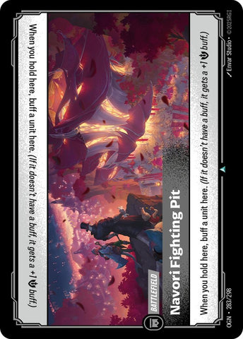 Image for Navori Fighting Pit (283/298) (OGN) - Riftbound: League of Legends Trading Card Game