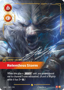 Image for Volibear - Relentless Storm (Signature) (300*/298) (OGN) - Riftbound: League of Legends Trading Card Game