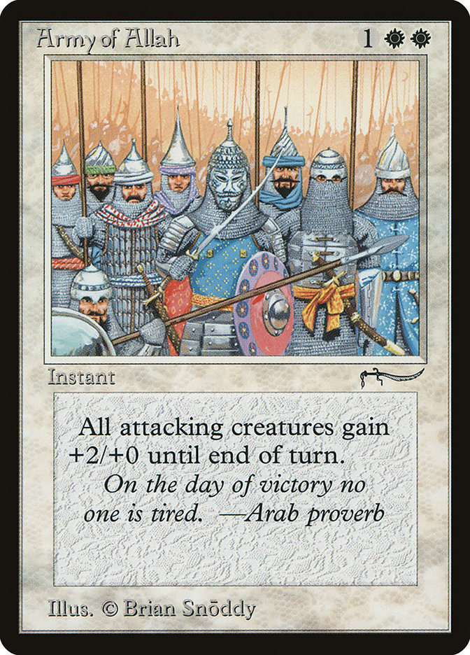 Armée d'Allah (Coût de mana léger) [Les Mille et Une Nuits]