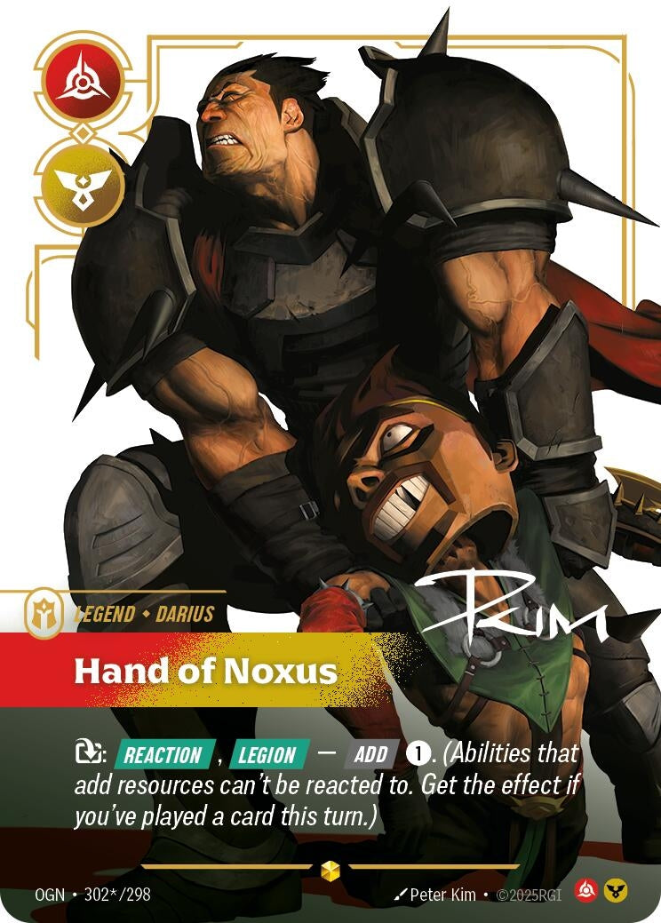 Darius - Hand of Noxus (Signature) (302*/298) (OGN)