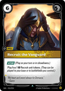 Image for Recruit the Vanguard (015/024) (OGS) - Riftbound: League of Legends Trading Card Game