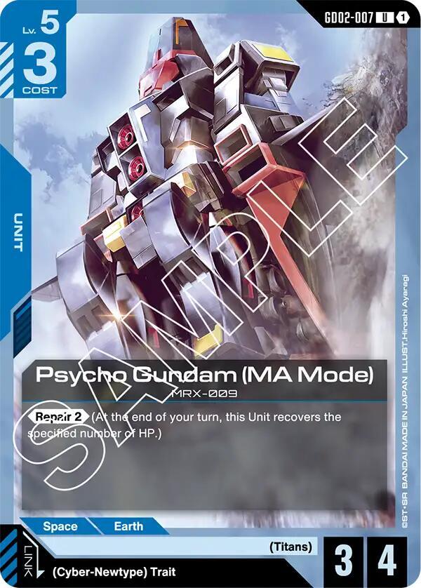 Psycho Gundam (MA Mode) - Dual Impact (GD02-07)