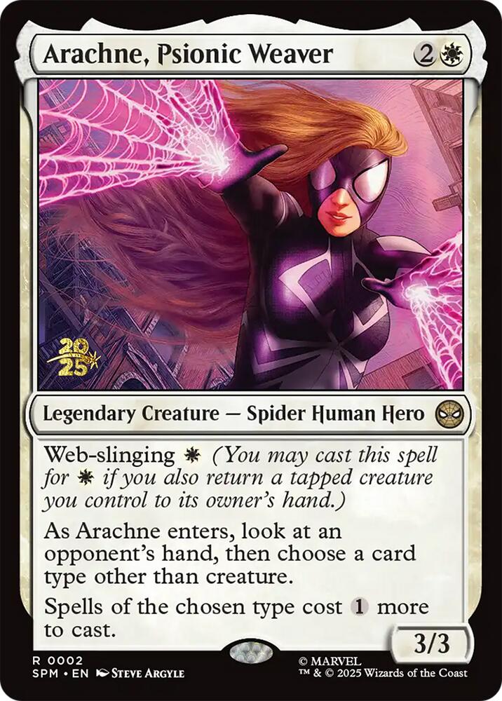 Aracne, Tejedora Psiónica [Promos de prelanzamiento de Spider-Man de Marvel]