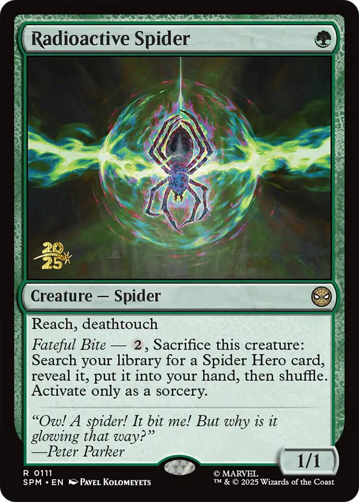 Araignée radioactive [Promos de pré-lancement de Marvel's Spider-Man]
