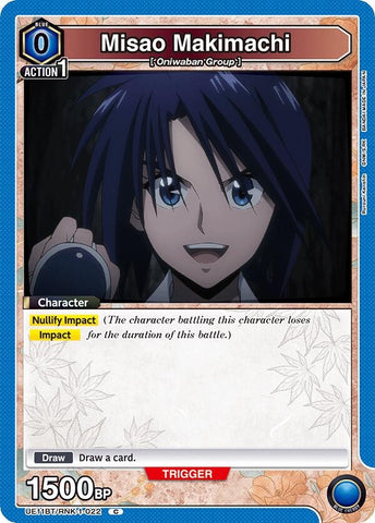 Image for Misao Makimachi (022) (UE11BT/RNK-1-022) (UE11BT) - Union Arena