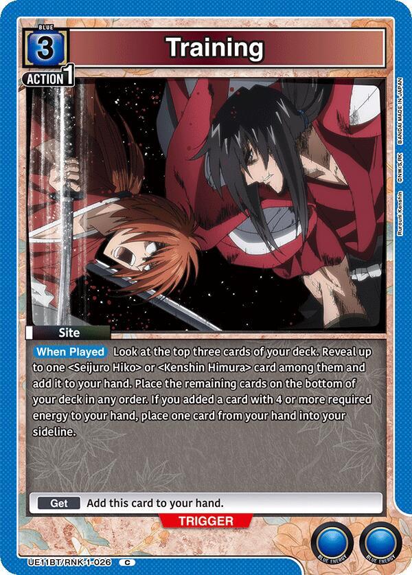 Training - UE11BT: Rurouni Kenshin (UE11BT-26)