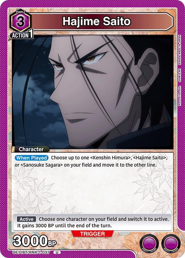 Hajime Saito (037) - UE11BT: Rurouni Kenshin (UE11BT)