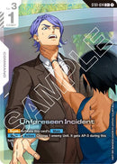 Image for Unforeseen Incident (C+) (ST01-014) (ST05) - Gundam Card Game