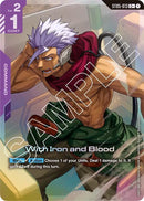 Image for With Iron and Blood (C+) (ST05-013) (ST05) - Gundam Card Game