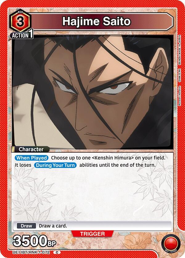 Hajime Saito (072) - UE11BT: Rurouni Kenshin (UE11BT)
