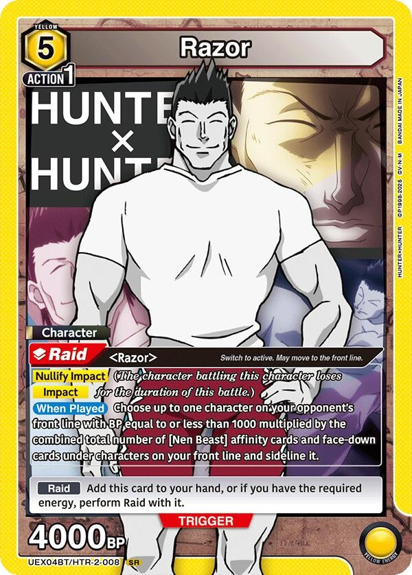 Image for Razor (008) (UEX04BT/HTR-2-008) (UEX04BT) - Union Arena