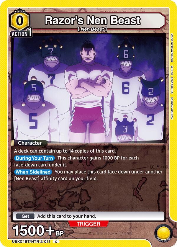 Razor's Nen Beast - UEX04BT: HUNTER X HUNTER Vol.2 (UEX04BT)