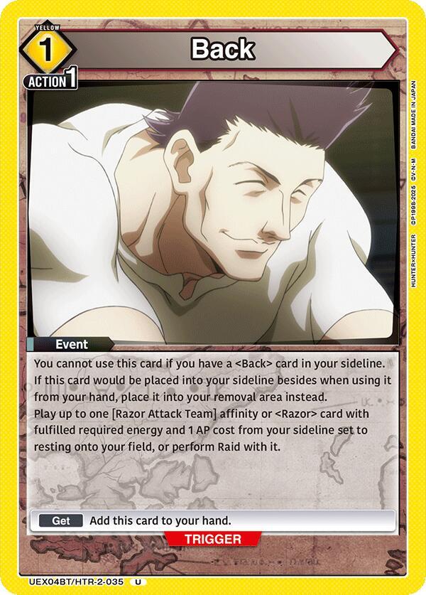 Back - UEX04BT: HUNTER X HUNTER Vol.2 (UEX04BT-35)