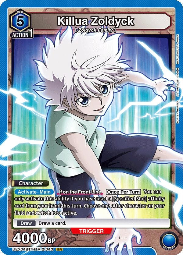 Image for Killua Zoldyck (043) (UEX04BT/HTR-2-043) (UEX04BT) - Union Arena