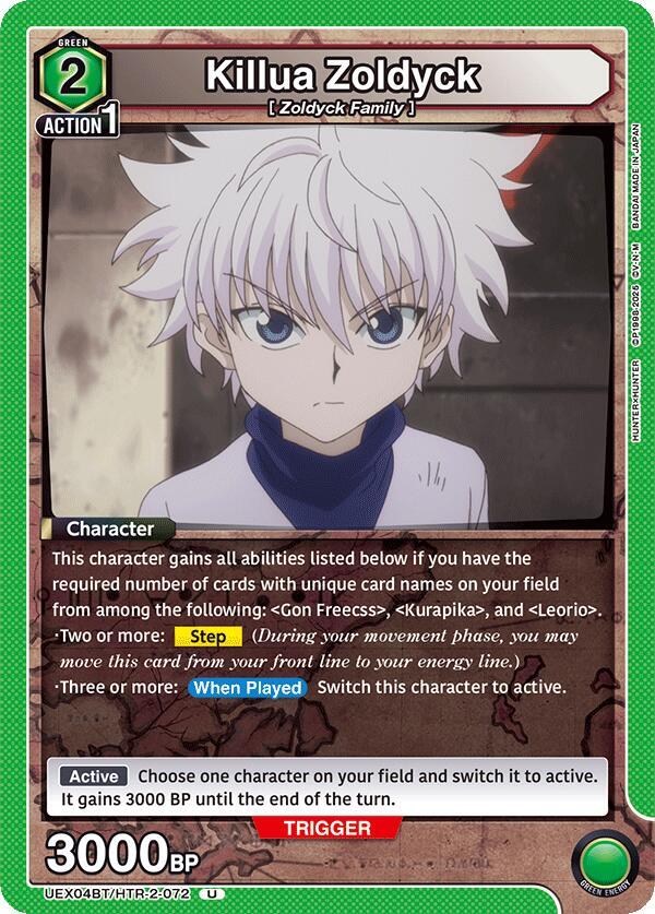 Killua Zoldyck (072) - UEX04BT: HUNTER X HUNTER Vol.2 (UEX04BT)