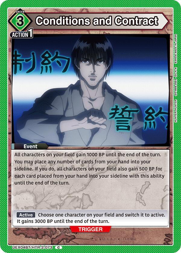 Conditions and Contract - UEX04BT: HUNTER X HUNTER Vol.2 (UEX04BT-73)