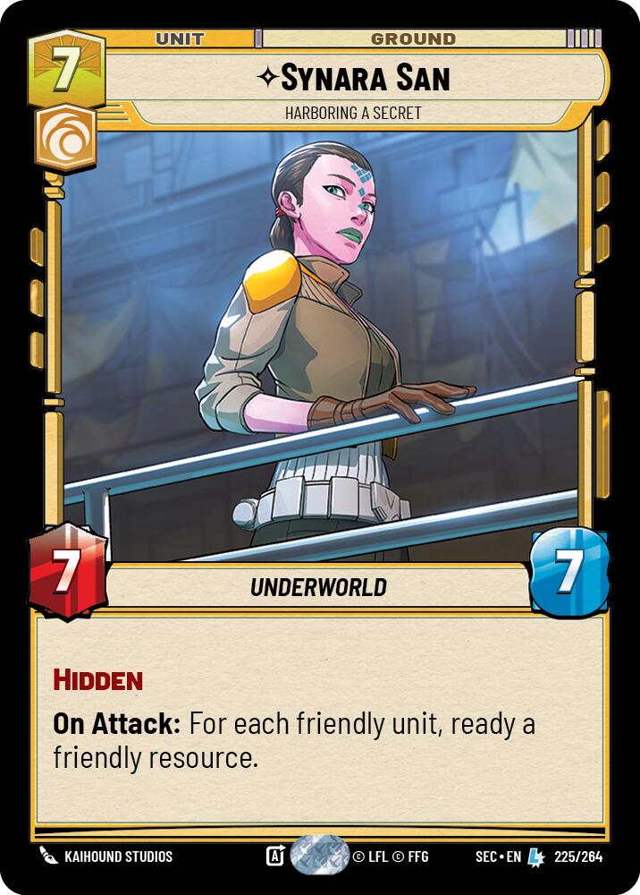 Synara San (225/264) - Escondiendo un secreto (225/264) [Secretos del poder]
