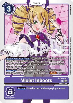 Violet Inboots [BT23-087] [Hackers' Slumber]