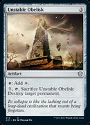 Obélisque instable [Commander 2021]