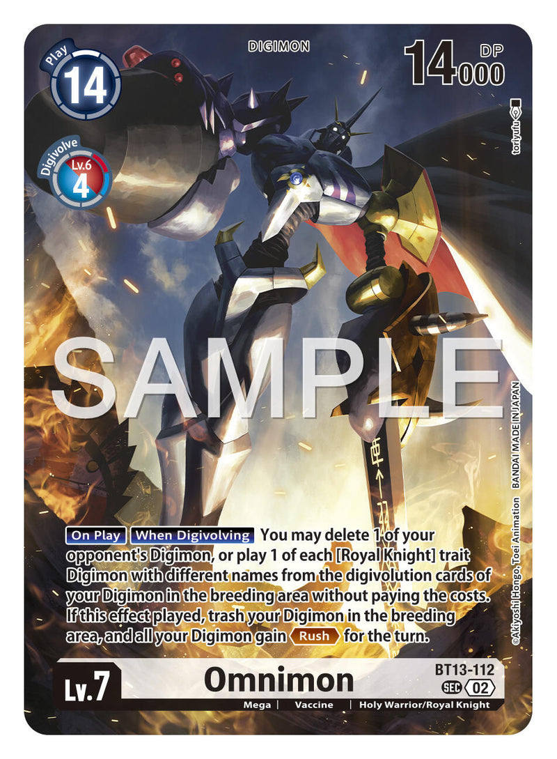 Omnimon [BT13-112] [Paquete de Cartas Limitadas -Otro Caballero-]