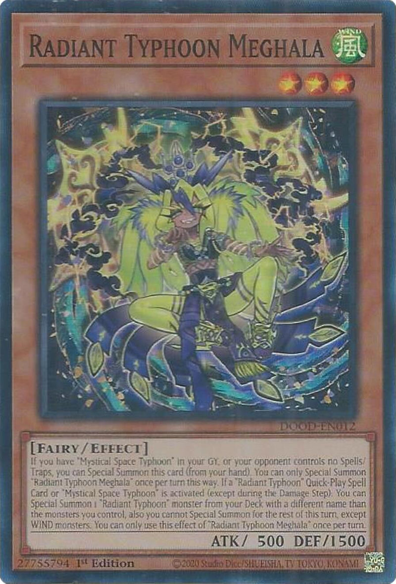 Typhon Radieux Meghala [DOOD-EN012] Super Rare