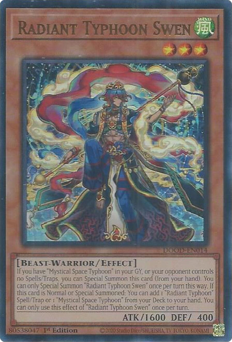 Typhon Radieux Swen [DOOD-EN014] Ultra Rare