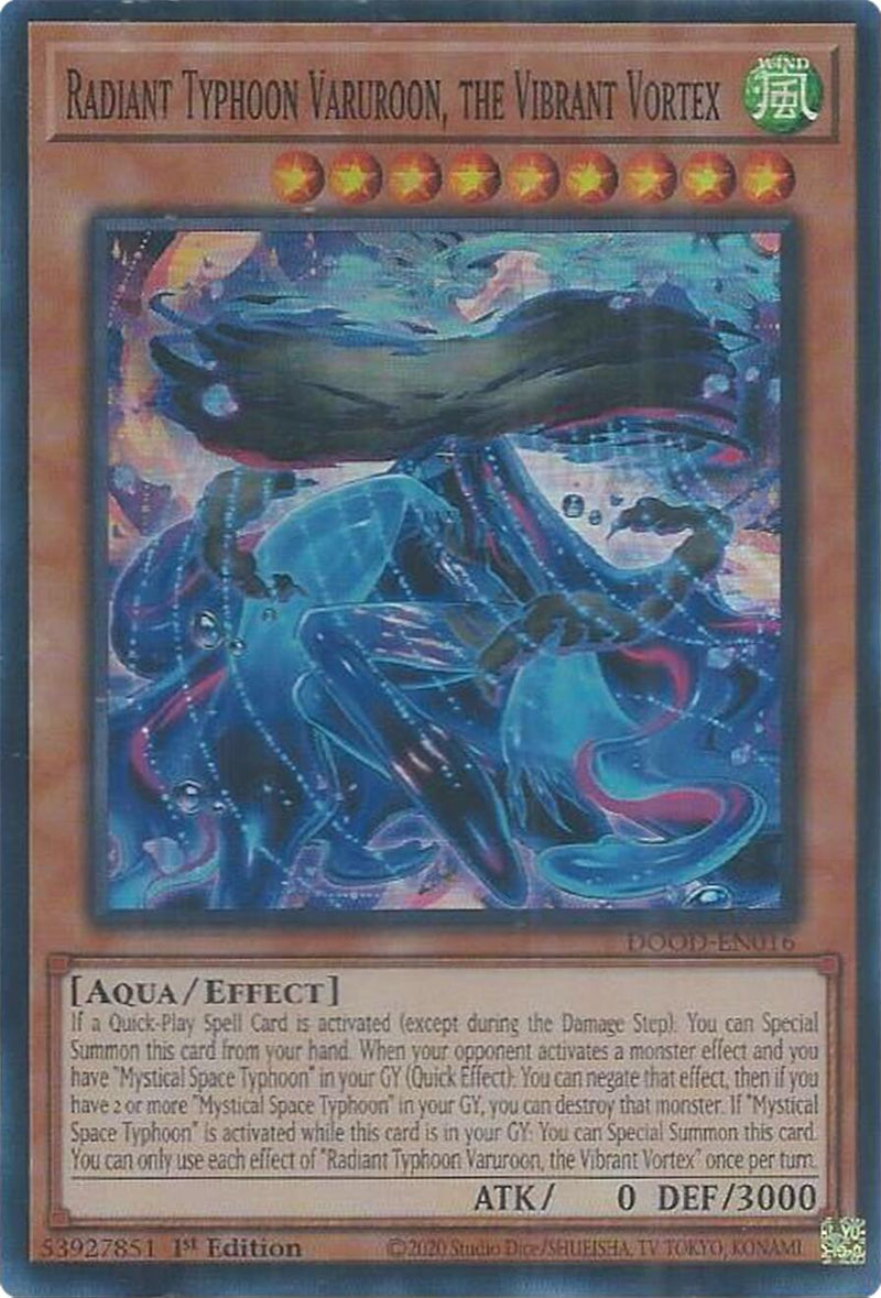 Typhon Radieux Varuroon, le Vortex Vibrant [DOOD-EN016] Super Rare