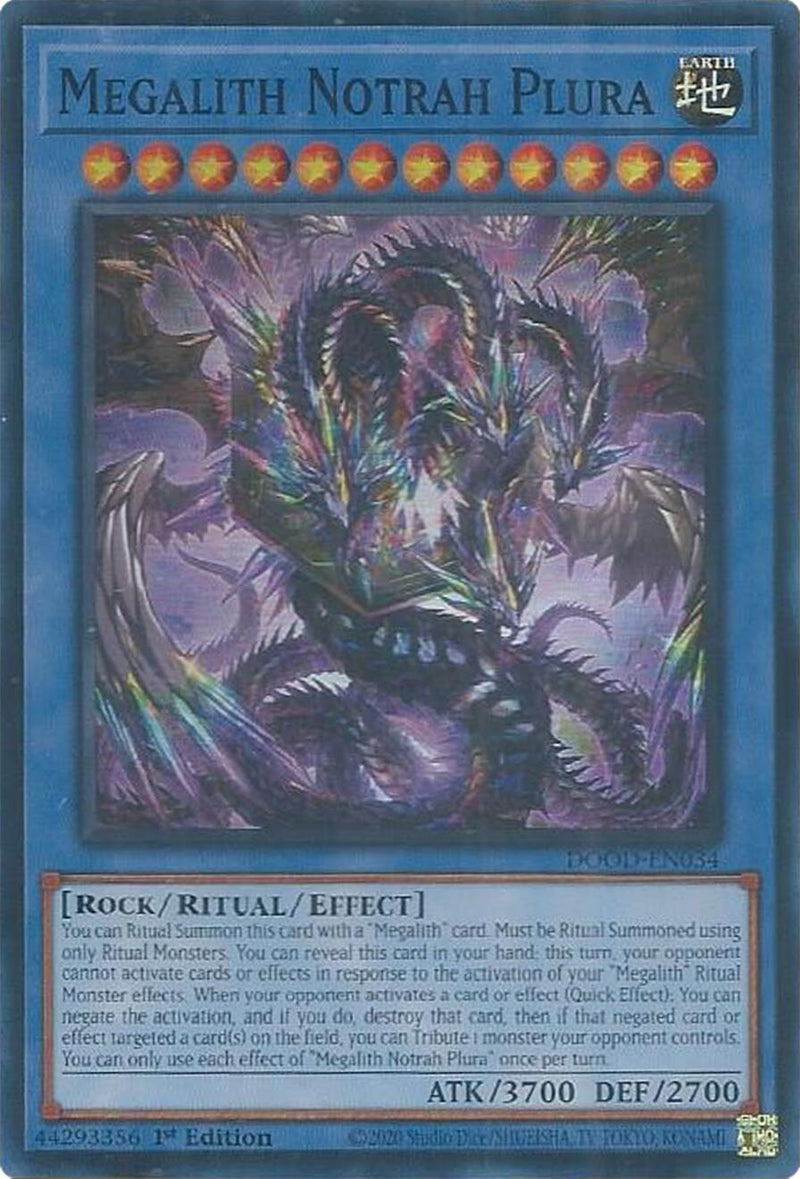 Mégalithe Notrah Plura [DOOD-EN034] Super Rare